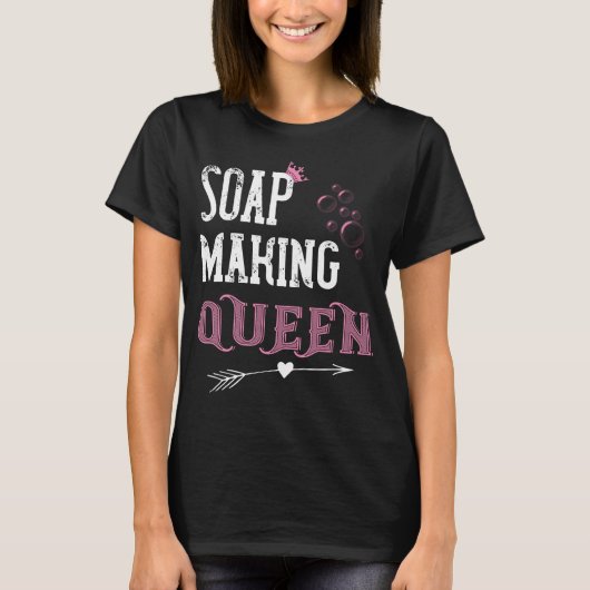 Soap Making Queen T-shirt (Voorkant)