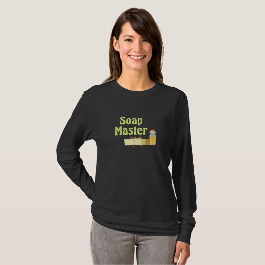 Soap Master Design voor Homemade Soap Makers T-shirt (Voorkant volledig)