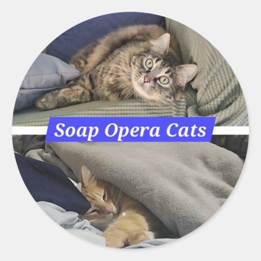 Soap Opera Cats Stickers (Voorkant)