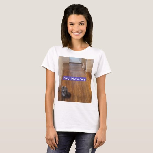 Soap Opera Chats Femme T-Shirt (Devant entier)