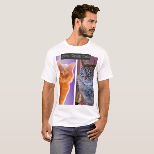 Soap Opera Chats Tshirt (Devant entier)