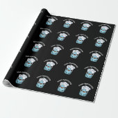 Soap phisticated Funny Soap Pun Dark BG Cadeaupapier (Uitgerold)