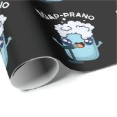 Soap-prano Funny Soprano Soap Pun Dark BG Cadeaupapier (Rol Hoek)