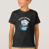 Soap-prano Funny Soprano Soap Pun Dark BG T-shirt (Voorkant)