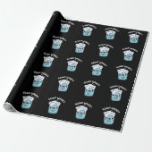 Soap What Funny Soap Pun Dark BG Cadeaupapier (Uitgerold)