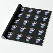 Soaperstar Funny Soap Pun Dark BG Cadeaupapier (Uitgerold)