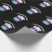 Soaperstar Funny Soap Pun Dark BG Cadeaupapier (Hoek)