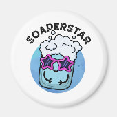 Soaperstar Funny Superstar Soap Pun Magneet (Voorkant)