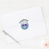 Soaperstar Funny Superstar Soap Pun Ronde Sticker (Envelop)