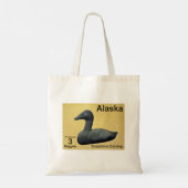 Soapstone Eider - Alaska Postage Tote Bag (Achterkant)