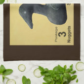 Soapstone Eider Duck Theedoek (Gevouwen)