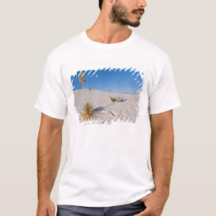 Soaptree Yucca, lange schaduw, transversale duinen T-shirt