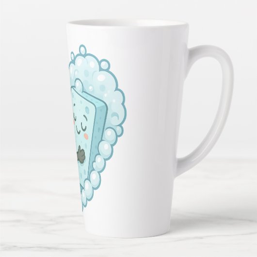 Soapy Love – Sponge & Dish Soap Latte Mok (Rechts)