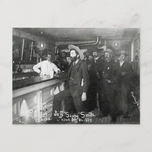 Soapy Smith's Saloon Bar Briefkaart (Voorkant)