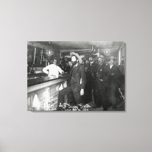 Soapy Smith's Saloon Bar Canvas Afdruk