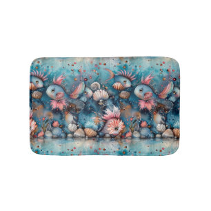 Soapy zee grappige vis inwoners badmat