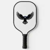 SOAR Black Hawk Pickleball Paddle (Achterkant)