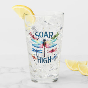 Soar High - Artistieke libel Glas