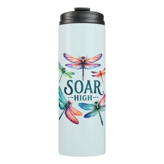 Soar High - Artistieke libel Thermosbeker (Voorkant)