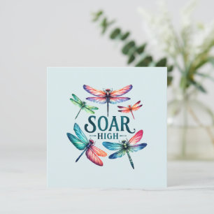 Soar High - Dragonfly Kleurrijk Inspirerend