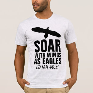 SOAR MET WINGS ALS ELGF, Christelijke T-Shirts