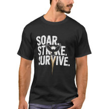 SOAR. STRIKE. SURVIVE. Eagle Minimalist Streetwear