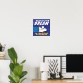 "Soar to Your Dream, Pythagoras" Poster (Thuiskantoor)