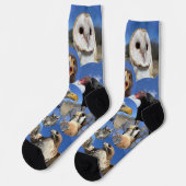 Soarin' Hawk Birds - Premium Crew Sock Sokken (Links)