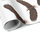 Soaring Bald Eagle Cadeaupapier (Rol Hoek)