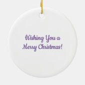 Soaring Bald Eagle Keramisch Ornament (Achterkant)