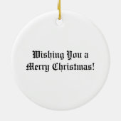 Soaring Bald Eagle Keramisch Ornament (Achterkant)