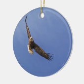 Soaring Bald Eagle Keramisch Ornament (Links)
