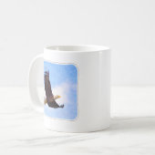 Soaring Bald Eagle Koffiemok (Voorkant links)