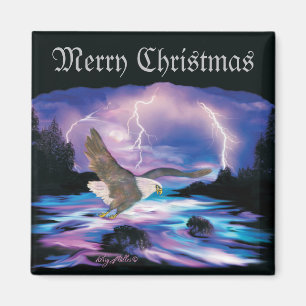 Soaring Bald Eagle Magneet