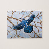 Soaring Blue Jay Legpuzzel (Horizontaal)