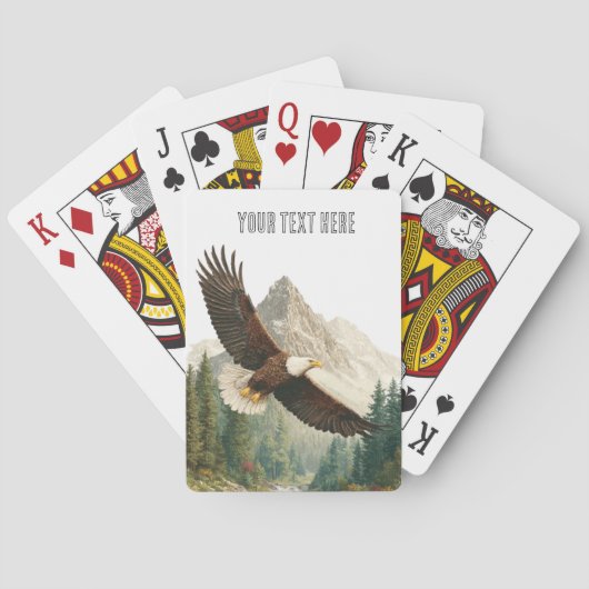 Soaring Eagle  Pokerkaarten (Achterkant)