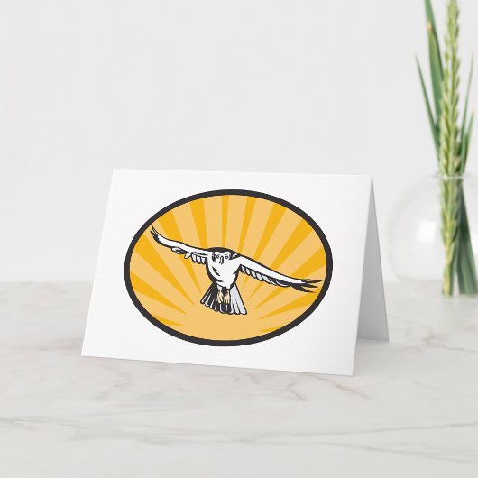 Soaring Falcon Bold Bird of Prey Kaart