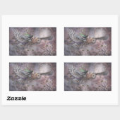 Soaring Owl en Fairy Fantasy Art Stickers (Vel)