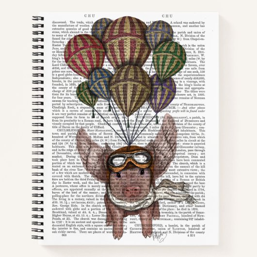 Soaring Pig Notitieboek (Voorkant)