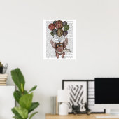 Soaring Pig Poster (Thuiskantoor)