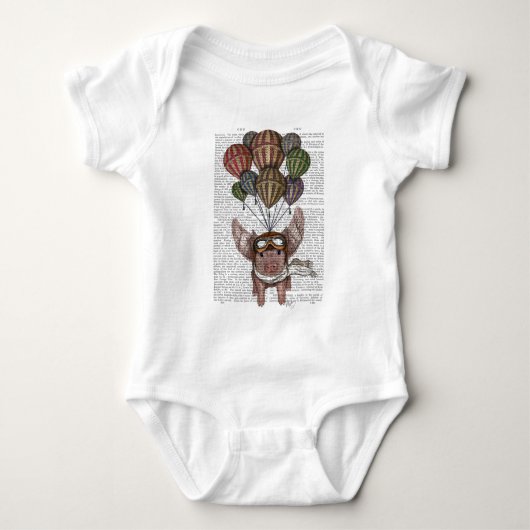 Soaring Pig Romper (Voorkant)