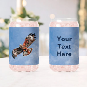 Soaring Red Kite Blikvorm Glas