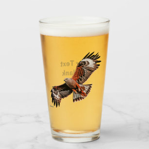 Soaring Red Kite Glas