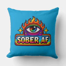 Sober AF - Coussin