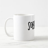 Sober AF Sobriety Drôle café Mug (Gauche)