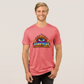 Sober AF - Tri-Blend Shirt (Voorkant volledig)