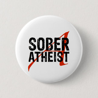 Sober Atheist Ronde Button 5,7 Cm