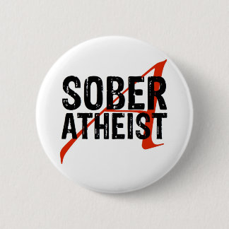 Sober Atheist Ronde Button 5,7 Cm