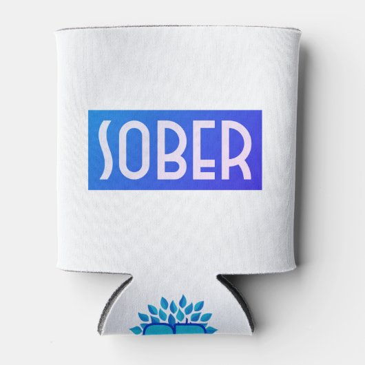 SOBER Blue Blikjeskoeler (Voorkant)