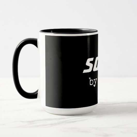 Sober by Choice, obriety Typografie Motivatie Mok (Links)